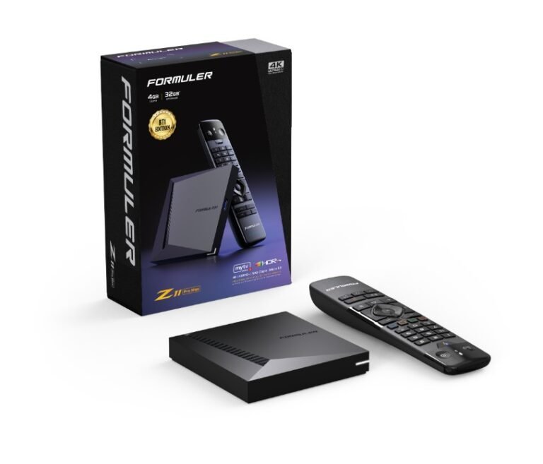Formuler Z11 Pro Max box and its BT1 remote
